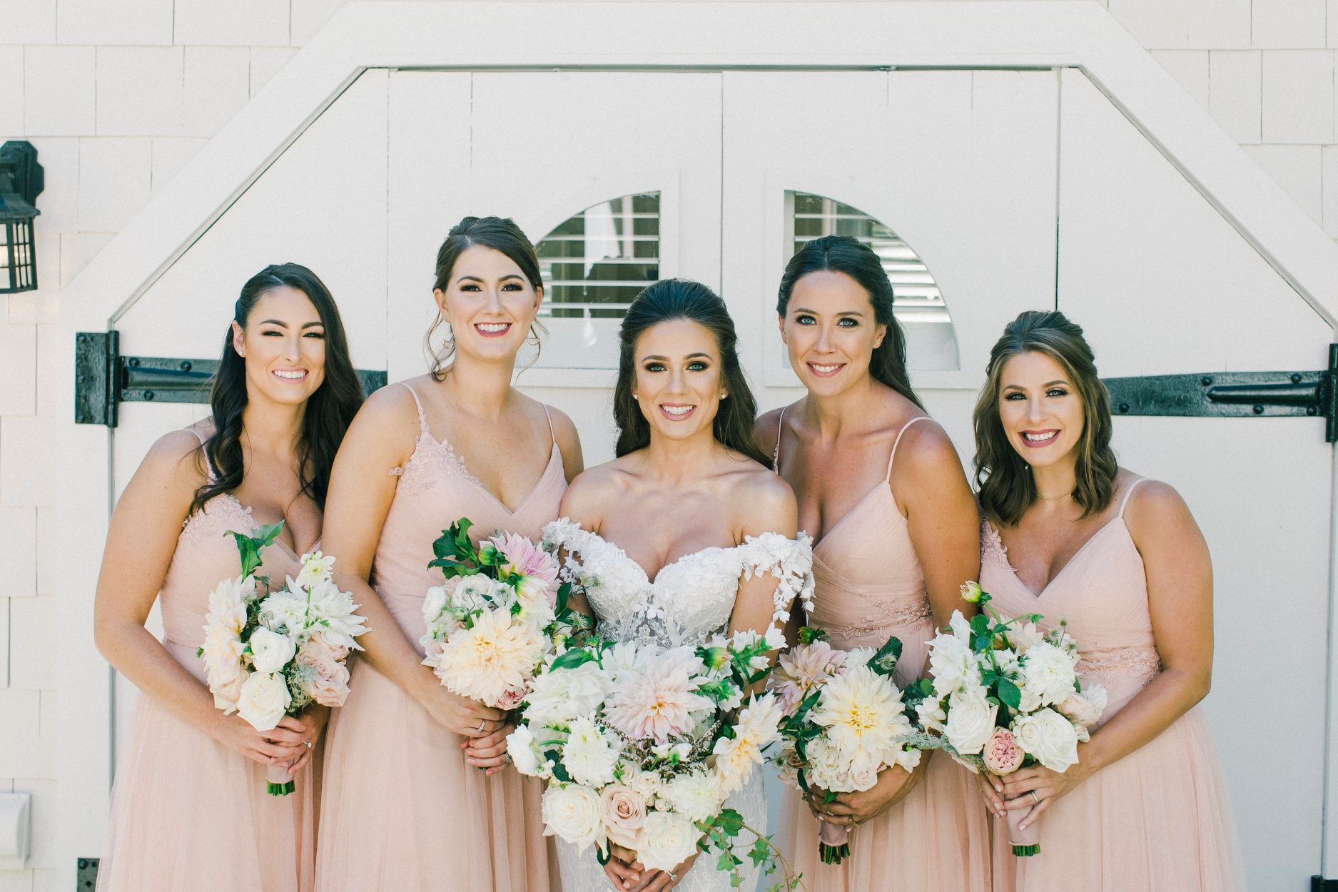 soft glam bridal makeup and hair look
